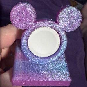 Purple and Blue Disney Mouse Inspired Apple Watch charger stand
